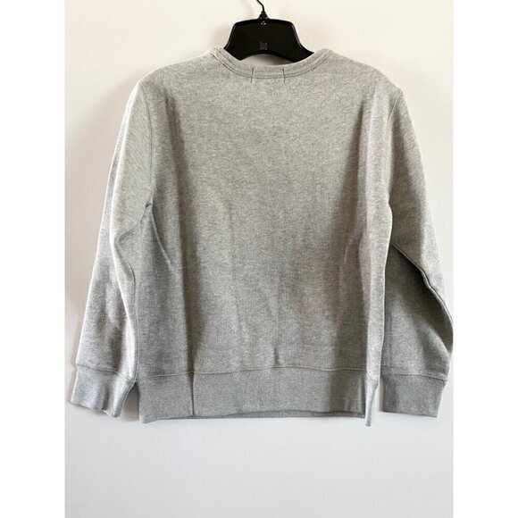 Polo Ralph Lauren Christmas Tree Bear Sweatshirt Medium 10-12 Gray Ships Today! - Picture 3 of 8